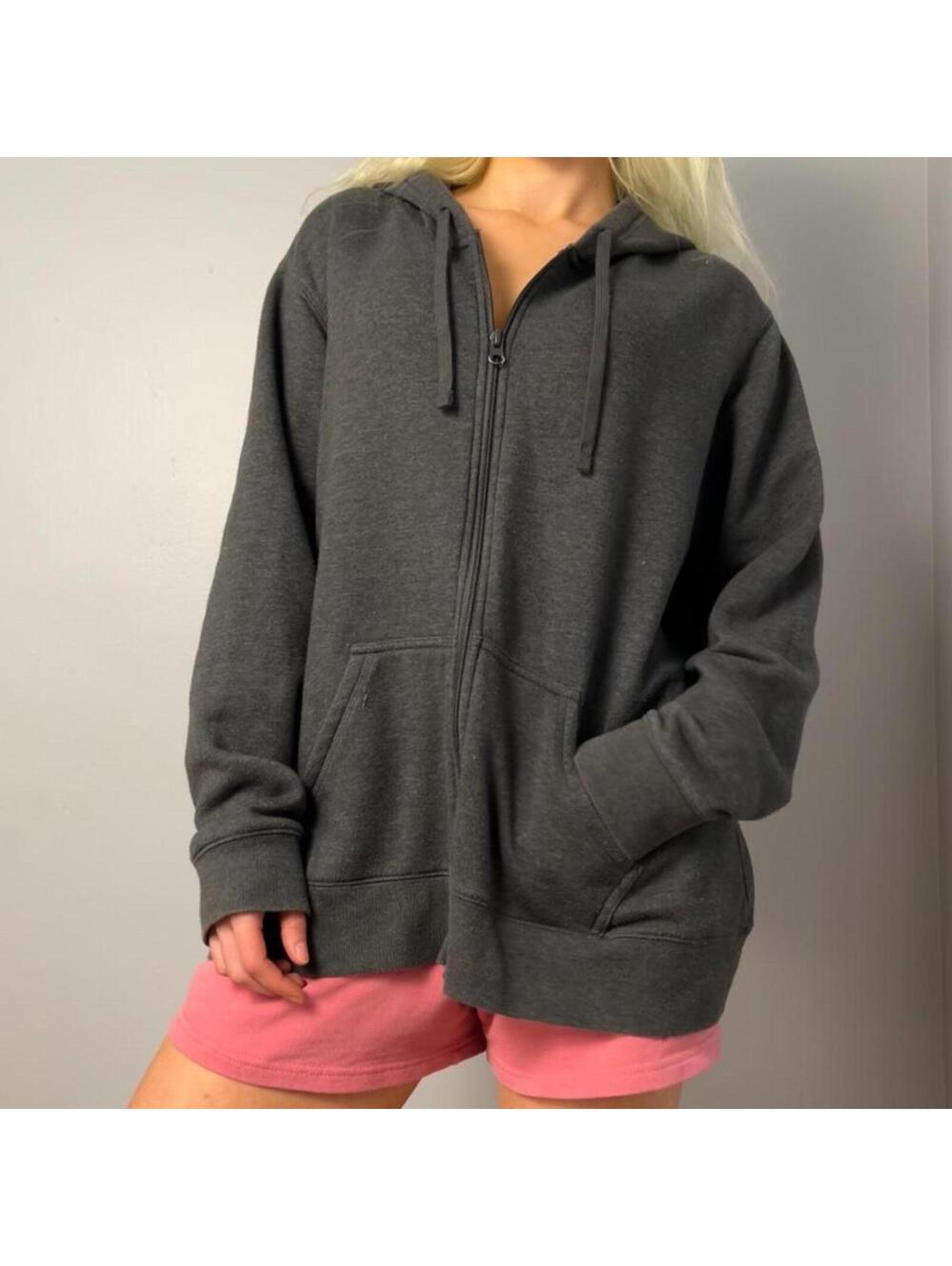 dark grey classic hoodie